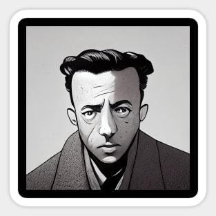 Albert Camus | Manga Style Sticker